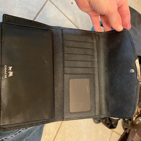 Black Coach Wallet - Picture 3 of 3